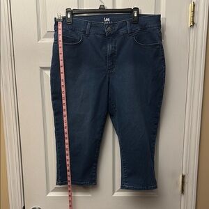 Lee Women's Blue Jeans Capris